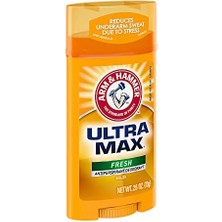 Storemax Arm & Hammer Ultra Max Deodorant - Taze - Katı Geniş Çubuk - 2.6oz