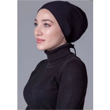 CS İlkim Siyah Silikonlu Kaymayan Bone