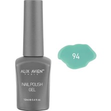 Storemax Alıx Avıen Açık Yeşil Kalıcı Oje 94-Yoğun Renk Veren Jel Oje 12 Ml-Nail Uv Gel Polish 94