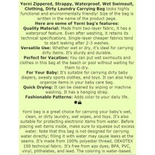 Storemax Yorni 2 Adet, 29 x 35 Cm, Jungle ve 37 x 30 cm Summer Desen, Sıvı Geçirmeyen Çok Amaçlı Çanta, Ekonomik Set, Yıkanabilir