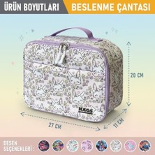 Storemax Haegs Çocuk Beslenme Çantası, Kız Çocukları Için Öğle Yemeği Kutusu - Termal Yalıtımlı Kız Çocuk Beslenme Çantası, Kreş ve Okul Için Küçük Öğrenci Öğle Yemeği Kutusu -