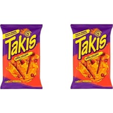 Storemax Takis Queso Volcano Peynir ve Kırmızı Acı Biber Aromalı Mısır Cipsi 90GR (2 Adet)