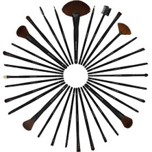 Storemax Shany Profesyonel Fırça Seti, Suni Deri Kese, 32 Adet, Sentetik Kıl