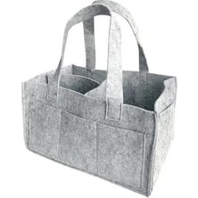 Storemax Keçe Anne Bebek Bakım Çantası, Bebek Bezi Düzenleyici, Bebek Ürünleri, Krem, Koyma Taşıma Saklama Organizeri