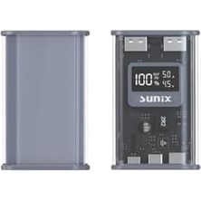 Storemax 12000 Mah 22.5W Dual USB LED Göstergeli Powerbank Gri Pb-44