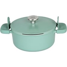 Storemax Kapaklı Yapışmaz Tencere 24 cm ve Kızartma Tavası 24 cm Green