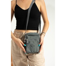 Teal Collection Unisex Mini Çapraz Çanta – Çok Gözlü, Hafif ve Günlük Kullanım Için Uygun