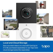 Storemax D210, 2k 3mp, Pille Çalışır, Iki Yönlü Konuşma, IP64, Bulut/yerel Depolama, Alexa ve ile Çalışır, Kolay Kurulum, Akıllı Görüntülü Renkli Gece Görüş Destekli Kapı Zili