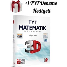 3D Yayınları 3D 2026 Tyt Matematik Soru Bankası + 1 Tyt Deneme Hediyeli