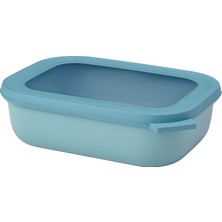 Storemax - Multi Bowl Cirqula Rectangular - Kapaklı Saklama Kabı - Buzdolabı Için Hava Geçirmez Saklama Kutusu, Mikrodalga Fırın Kabı ve Saklama Kabı Olarak Uygundur - 1000 ml - Green