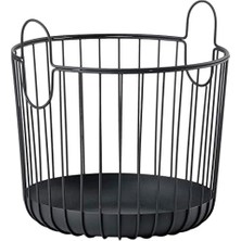 Storemax Inu Sepet, Metal, Siyah, 30 cm
