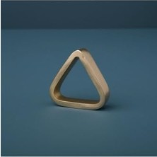 Storemax Be Altın Renkli Üçgen Peçete Yüzüğü