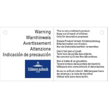 Storemax Villeroy ve Boch Christmas Toys Müzik Kutusu "zencefilli Çörek Evi", Porselen, Beyaz/bej