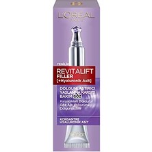 Storemax L'oréal Parıs Revitalift Filler Dolgunlaştırıcı Yaşlanma Karşıtı Göz Bakım Kremi 15 ml - Hyaluronik Asit