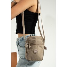 Teal Collection Unisex Mini Çapraz Çanta – Çok Gözlü, Hafif ve Günlük Kullanım Için Uygun