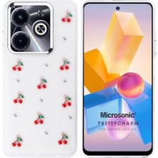 Storemax Hot 40I Kılıf Prettycharm Cherry [hot 40I ile Uyumlu Kılıf - Kırmızı]