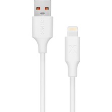 Storemax USB To Lightning ile Uyumlu ile Uyumlu Hızlı Şarj ve Data Kablosu 40 cm (Beyaz)