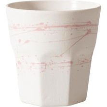 Storemax .concept El Yapımı Beyaz Pembe Espresso Fincanı 110 Mililitre