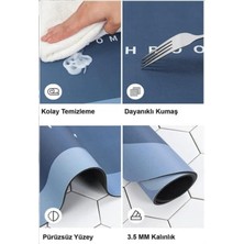 Storemax Canelf Süper Su Emici Banyo Paspası, Kaymaz Tabanlı Paspas, Sihirli Banyo Halısı, Banyo Matı