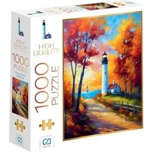 Storemax Deniz Feneri 1000 Parça 2,2mm Kalınlık 48X68CM Profesyonel Hobi Puzzle Yapboz Serisi