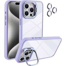 Storemax 15 Pro Görünmez Stand ve Kamera Korumalı Askeri Sınıf Darbeye Dayanıklı Kılıf Lila
