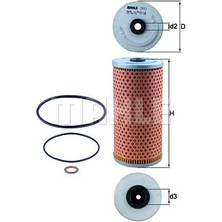 Rose Mercedes W124 W140 M119 Yağ Filtresi - - - KHT_OX92D