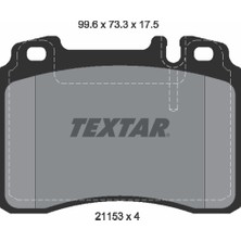 Rose Mercedes W124 R129  Fren Balatası Ön 280>500 - TEX_2115307