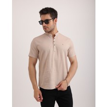 Citra Likralı Dabıl Kumaş Esnek Yapılı Kısa Kollu Erkek Gömlek