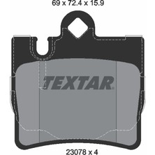 Rose Mercedes W220  Fren Balatası Arka 280>600 1998-02 TEX_2307801