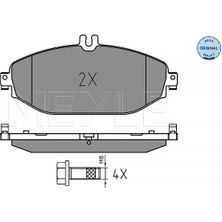 Rose Mercedes W205 W213  Fren Balatası Ön C200/220; E180>220 - MEY_0252207619