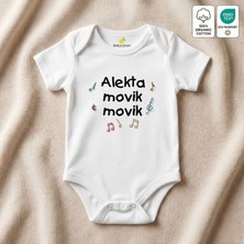 Özel Tasarım Baskılı %100 Organik Pamuk Bebek Body - Oeko-Tex Sertifikalı