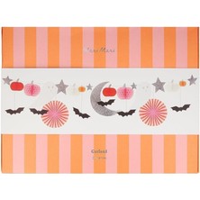 Storemax - Pastel Honeycomb Halloween Garland - Halloween Pastel Tonlar Asılan Süs