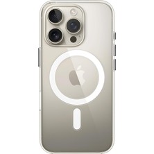 Storemax 15 Pro Max Için Origin+ Serisi Magsafe ile Uyumlu Crystal Clear Ultra Şeffaf Hybrid Materyal Kılıf Yarı Yumuşak Yarı Sert Sararmaya Karşı Dayanıklı Kılıf Kapak (Ultra Şeffaf, 15 Pro Max)