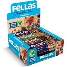 Storemax Fellas Granola Bar Karma Kutu, 3 Çeşit, 12 Adet