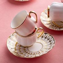 Storemax Istanbul Porselen Rumeli 6 Kişilik Kahve Fincan Takımı