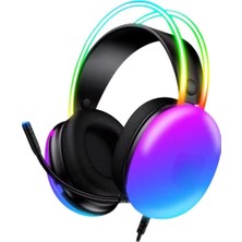 Storemax Vooka 7.1 A Rgb Profesyonel Gaming Mikrofonlu Gamer Oyuncu Kulaklığı USB Pc Ps Xbox Işıklı Rengarenk