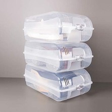 Storemax 50817 Bay Ayakkabı Koruma Kutusu, Şeffaf, 37.5 x 21 x 13.5 cm