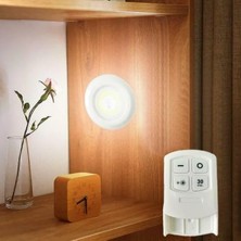 Storemax Wellhise H1COB Uzaktan Kumandalı Tekli Spot Lamba Pilli Dolap Altı Spot