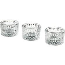 Storemax Tealight Mumluk, Cam, 4 Cm, 3 Adet