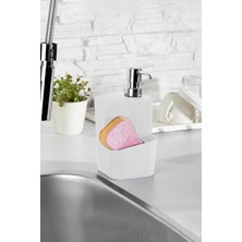 MegaSepet 650 ml 2&amp;#39;si 1 Arada Akıllı Sabunluk ve Süngerlik
