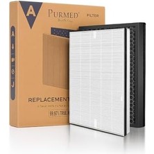 Storemax Tcl Breeva Pro 400 Uyumlu Hava Temizleyici Filtresi – H13 Hepa + Aktif Karbon Katmanlı Yedek Filtre