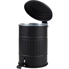 Storemax Pedallı Çöp Kovası Mat Siyah 8 Lt