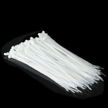 Storemax Beyaz 20CM Kablo Bağı Plastik Cırt Kelepçe TOPLAYICI-100 Adet