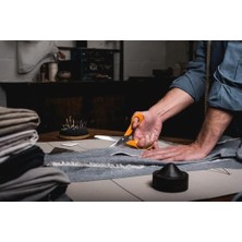 Storemax El Sanatları, Dikiş ve Ofis Işleri Için Evrensel Makas, Klasik, Uzunluk: 21 Cm, Sağ Elini Kullananlar Için, Turuncu, 1005148