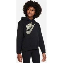 Nike Sportswear  Hoodie Çocuk Siyah Sweatshirt
