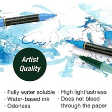 Storemax Dürer Markör Seti, 10’lu, Çift Uçlu, Suda Çözünebilir Mürekkep, Parlak ve Kalıcı Renkler