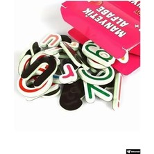 Storemax Oyuncak Manyetik Mıknatıslı Türkçe - Ingilizce Harfler ve Sayılar Eğitici Alfabe ve Sayı Magnet