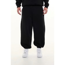 BSBSPOR Rahat Bol Içi Yumuşacık Pamuklu Unisex Kışlık Paçası Lastikli Eşofman Altı