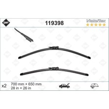 Rose Mercedes VITO639  Silecek Ön; Set 70/65CM - 2006-13 SWF_119398