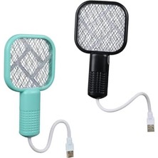 Storemax Güncelçarşı 1 Adet USB Sinek Öldürücü Mini Raket Uv Mor Işıklı Elektrikli Sivrisinek Öldürücü, Powerbank, Adaptör, Laptop Vb. Güç Alabileceği Her USB Girişte Çalışır